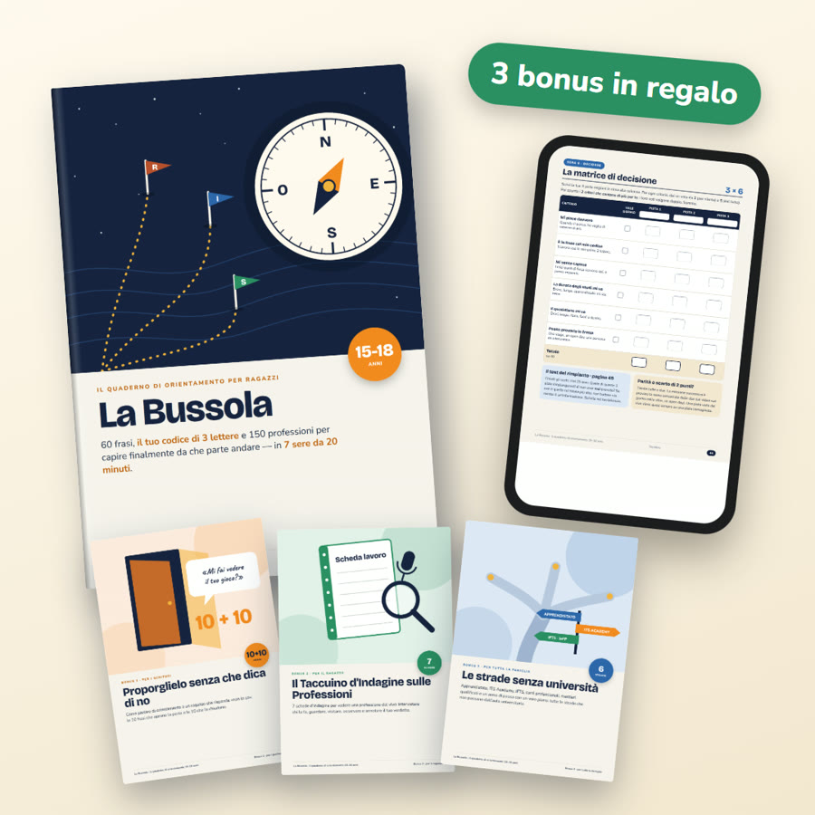 La Bussola: il quaderno di orientamento, Il Bilancio e i 3 bonus